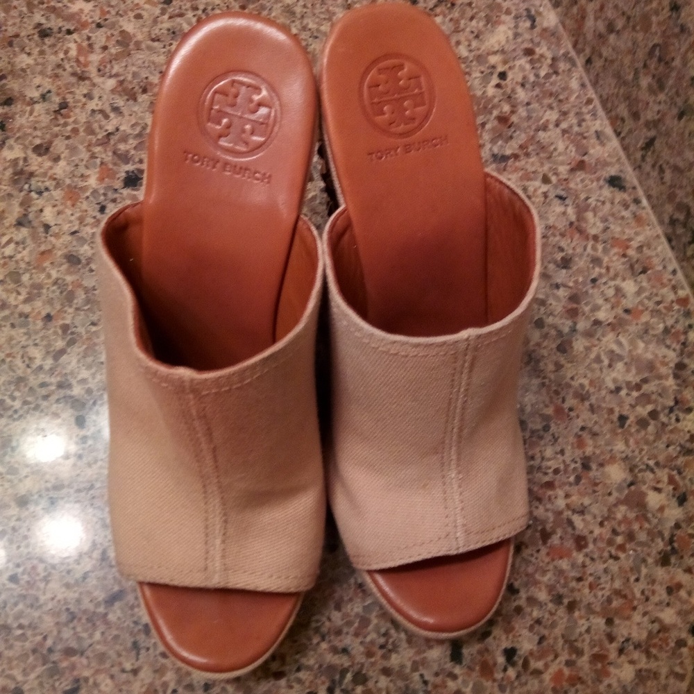 Tory Burch embellished wedge